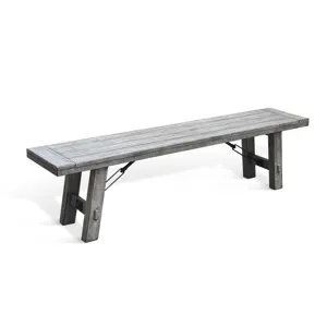 Alpine Bench w/ Turnbuckle, Wood Seat