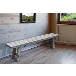Alpine Bench w/ Turnbuckle, Wood Seat