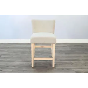 Amora 24" Counter Stool, Cushion Seat