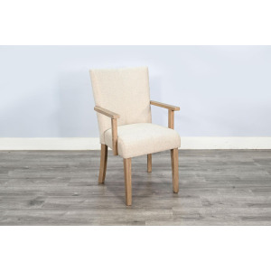 Willow Highback Dining Chair w/ Arm, Cushion Seat
