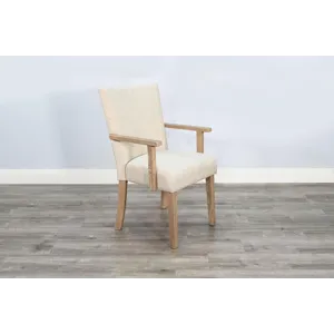 Willow Highback Dining Chair w/ Arm, Cushion Seat
