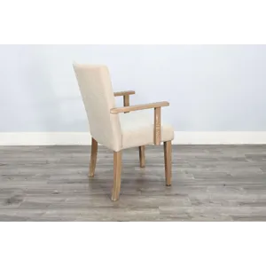 Willow Highback Dining Chair w/ Arm, Cushion Seat