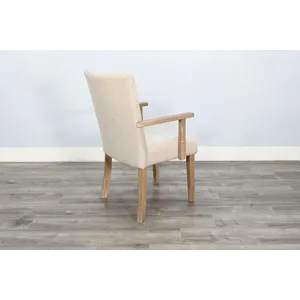 Willow Highback Dining Chair w/ Arm, Cushion Seat