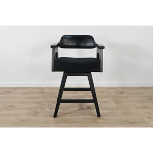 Wren Swivel Counter Stool, Cushion Seat