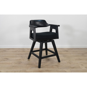 Wren Swivel Counter Stool, Cushion Seat