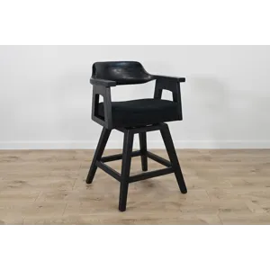 Wren Swivel Counter Stool, Cushion Seat