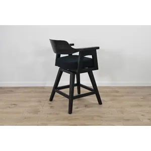 Wren Swivel Counter Stool, Cushion Seat
