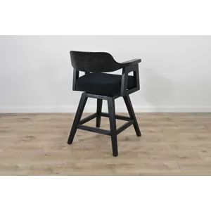 Wren Swivel Counter Stool, Cushion Seat