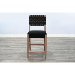 Arch Counter Stool, Cushion Seat & Webbed Back