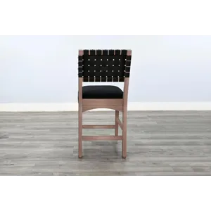 Arch Counter Stool, Cushion Seat & Webbed Back