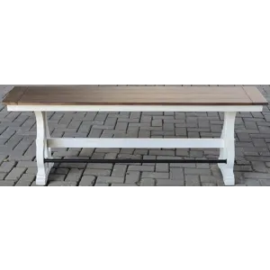 Charleston Counter Bench, Wood Seat