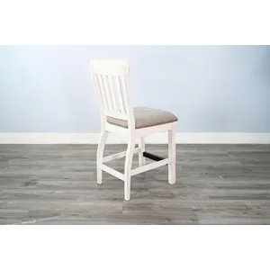 Charleston Counter Stool, Cushion Seat