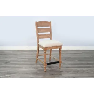 Sierra Counter Stool, Cushion Seat