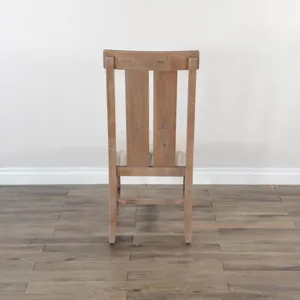 Dbl. Slat Back Chair, Cushion Seat