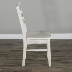 BAYSIDE Ladderback Chair, Wood Seat