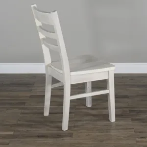 BAYSIDE Ladderback Chair, Wood Seat