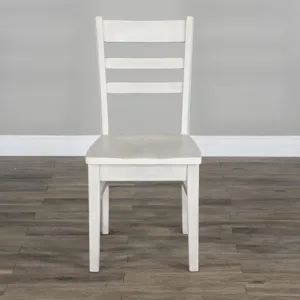 BAYSIDE Ladderback Chair, Wood Seat