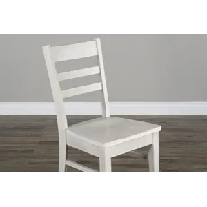 BAYSIDE Ladderback Chair, Wood Seat