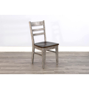 HOMESTEAD HILLS Ladderback Chair, Wood Seat
