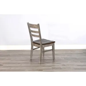 HOMESTEAD HILLS Ladderback Chair, Wood Seat