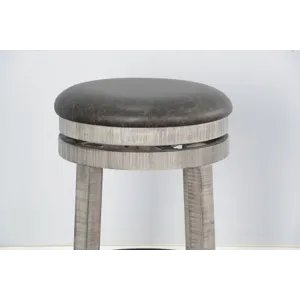 30"H Swivel Stool, Cushion Seat