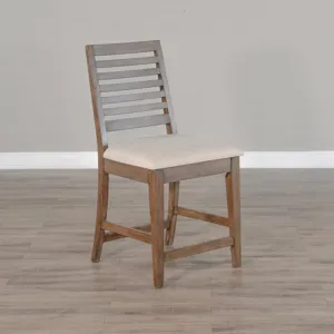 DOE VALLEY 24"H Counter Height Barstool, Cushion Seat