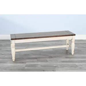 Pasadena Bench w/ Mindi Veneer Seat