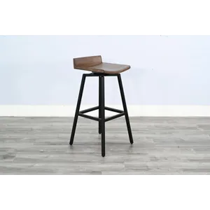Doe Valley 30"H Stool w/ Swivel Wood Seat