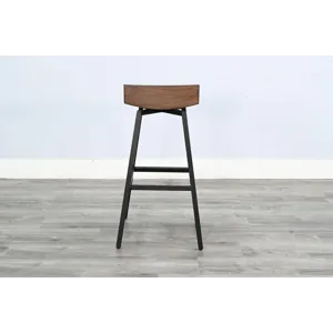 Doe Valley 30"H Stool w/ Swivel Wood Seat