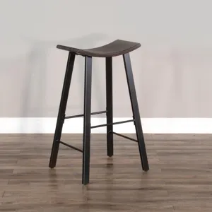 NEWPORT 30"H Stool, Wood Seat