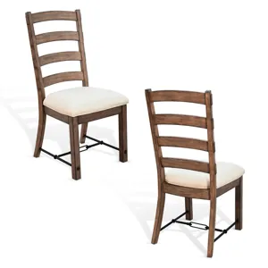 Yellowstone Ladderback Chair, Cushion Seat