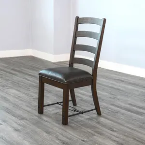 Homestead Ladderback Chair, Cushion Seat