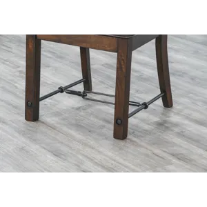 Homestead Ladderback Chair, Cushion Seat