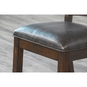 Homestead Ladderback Chair, Cushion Seat
