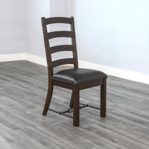 Homestead Ladderback Chair, Cushion Seat