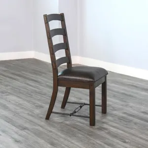 Homestead Ladderback Chair, Cushion Seat