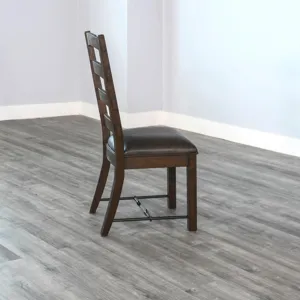 Homestead Ladderback Chair, Cushion Seat