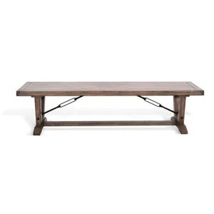 Yellowstone Bench w/ Turnbuckles, Wood Seat