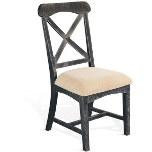 Marina Black Sand Chair, Cushion Seat