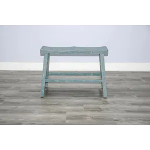 Marina Sea Grass 24"H Bench, 9" Wood Seat