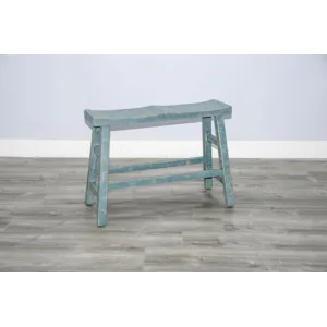 Marina Sea Grass 24"H Bench, 9" Wood Seat