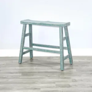 MARINA Sea Grass 30'H Bench, Wood Seat