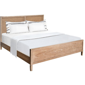 SUN 2377 KING BED-Oak Grove