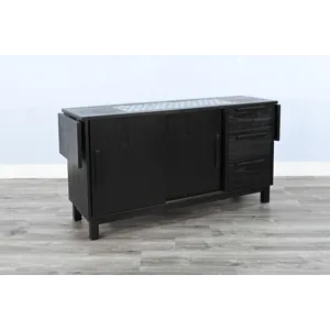 GEOVANNI Buffet w/ Tile Insert on Top w/  Drop Leaves on End