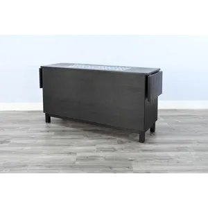 GEOVANNI Buffet w/ Tile Insert on Top w/  Drop Leaves on End
