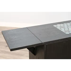 GEOVANNI Buffet w/ Tile Insert on Top w/  Drop Leaves on End