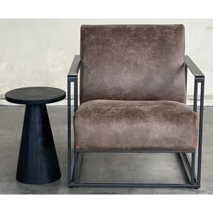 Melinda Metal Framed Accent Chair