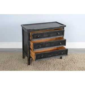 Marina Black Sand Side Chest