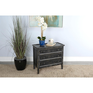 Marina Black Sand Side Chest