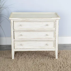 Marina White Sand Side Chest